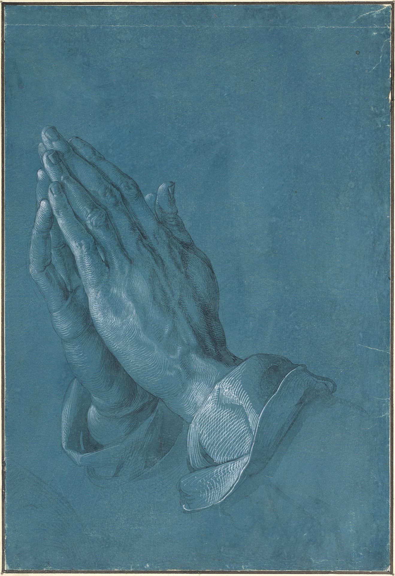 Praying Hands — the posture of humble supplication.